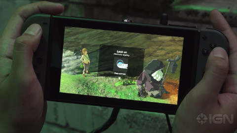 任天堂新主机Switch10分钟试玩塞尔达传说:野之息
